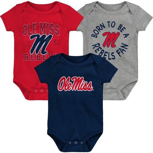 Outerstuff Infants' University of Mississippi Born to Be 3-Piece Creeper Set
