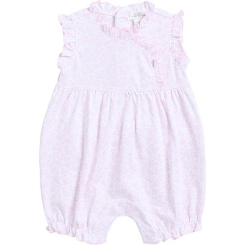 Floral Print Ruffle Sleeveless Romper, 6-9M