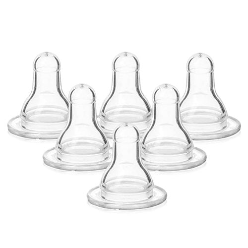 Evenflo Feeding Classic BPA-Free Silicone Medium Flow Nipples - 3 Months+, Clear