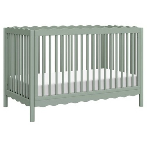 Babyletto Swell 4-in-1 Convertible Crib with Toddler Conversion Kit - Light Sage
