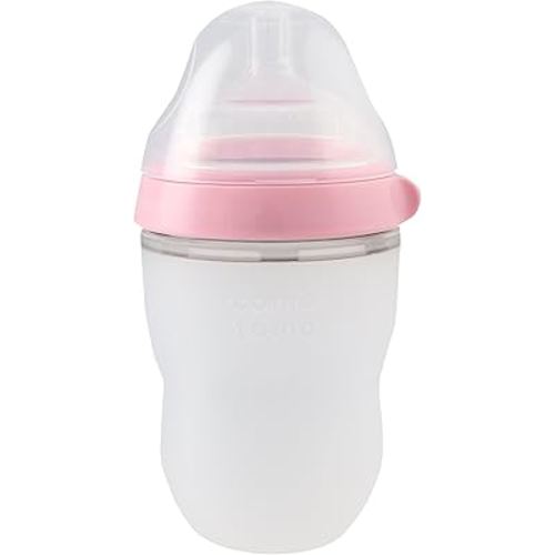 Amazon.com : Comotomo Natural Feel 8oz. Bottle, 4 Pack - Pink : Baby Bottles : Baby