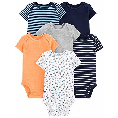 Simple Joys by Carter's baby-boys 6-pack Short-sleeve Bodysuit