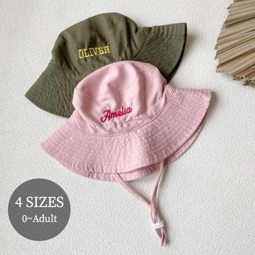 Custom Kids Summer hat, Embroidered baby hat, personalized hat, custom summer hat, kids hat, Baby Fisherman's hat, Baby shower gift