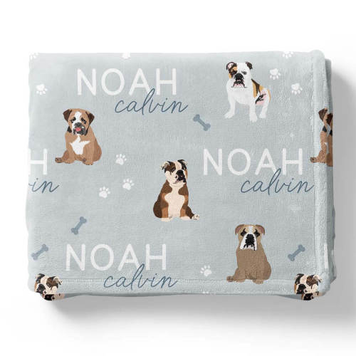 Personalized Kids Blankets | Dog Breeds