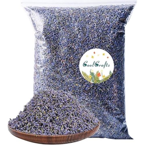 Dried Lavender Flowers, Dry Lavender Buds Bulk Wholesale Fragrant Lavender for Wedding Toss, Crafts, Sachets - 1 Pound