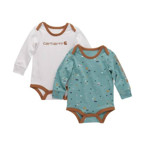 Carhartt Long-Sleeve Bodysuit 2-Piece Set for Babies