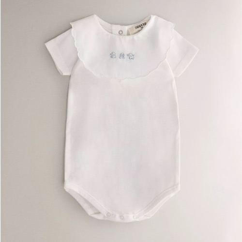 CHILDREN'S SHORT ROMPER WITH EMBROIDERED ELEPHANT - New in - KIDS AND BABY - BABY | Zara Home United States of America