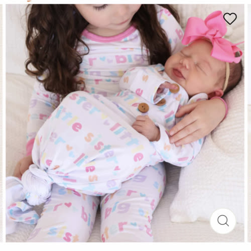 Two Piece Pajama Set | Big Sibling
