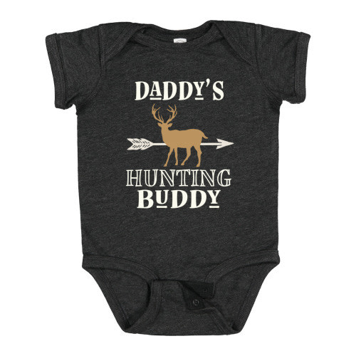 Inktastic Daddy Hunting Buddy Childs Bow Hunter Boys or Girls Baby Bodysuit