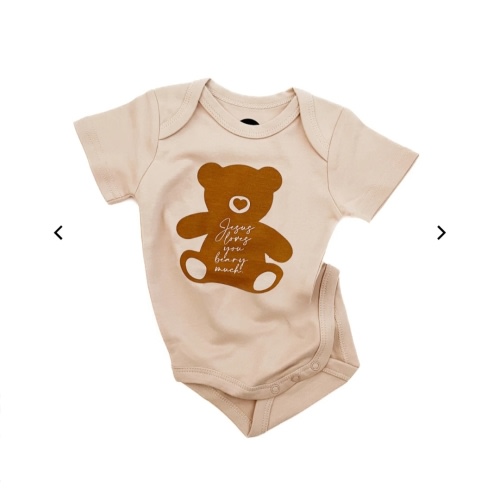 Jesus Loves You Beary Much Bodysuit – OUR HOUSE ABOVE