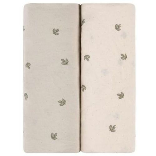 Ely's & Co. Baby Fitted Bassinet Sheet 100% Combed Jersey Cotton 2 Packs Gender Neutral