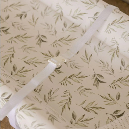 Linen Leaves Contour Change Pad | The Gilded Bird – The Gilded Bird US