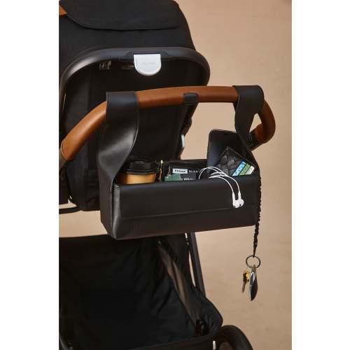 The Convertible Stroller Caddy in Black