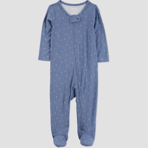 Carter's Just One You® Baby Boys' Speck Comfy Soft Sleep N' Play - Blue/White 6M