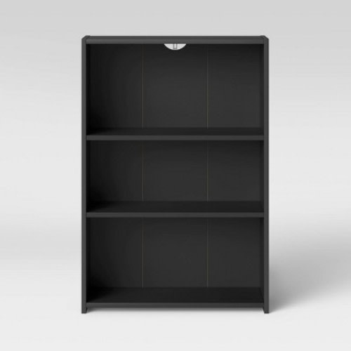 3 Shelf Bookcase - Room Essentials™, Color: Black