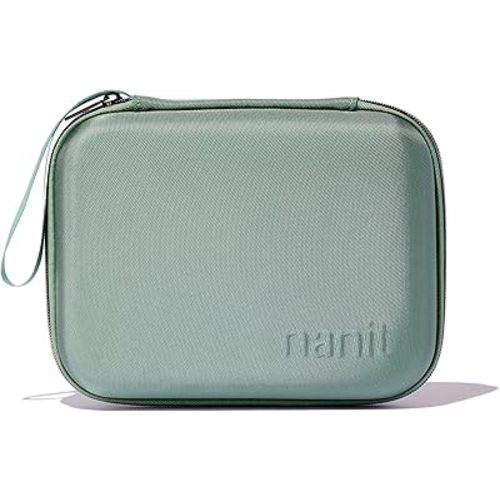 Nanit Travel Case – Protective Hard Shell Carrying Case Pro Baby Monitor and Multi-Stand Travel Accessory, Green