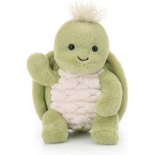Apricot Lamb Clever Turtle Manman Stuffed Animals for Kids, Soft Cute Plush Toys for Baby Girl and Boy, 6.5 Inches