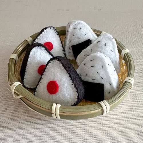 Felt Onigiri Set | Pretend Play Food | Play Food | Kids Toy | Ready to Ship