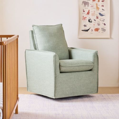 Paxton Slipcover Swivel Glider
