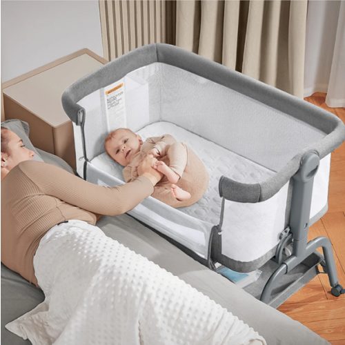 BabyBond Baby Bassinet 3 in 1 Bassinet Bedside Sleeper with Soft Mattress and Sheet for Baby