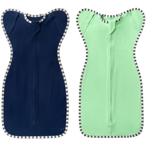 2-Pack Baby Transition Swaddle Set, Breathable Infant Sleep Sack, Soft Swaddling Sack for Boy Girl