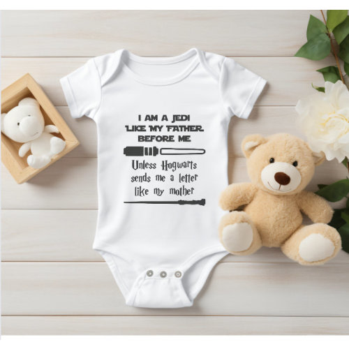 Jedi or wizard Infant Baby Rib Bodysuit