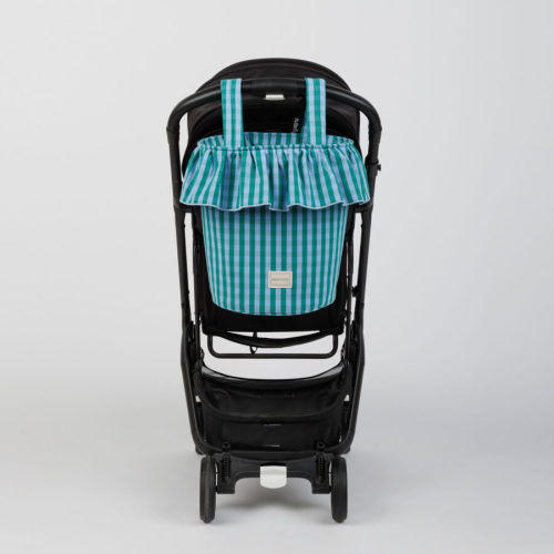 Basket Vichy - Green + Blue - Minicoton