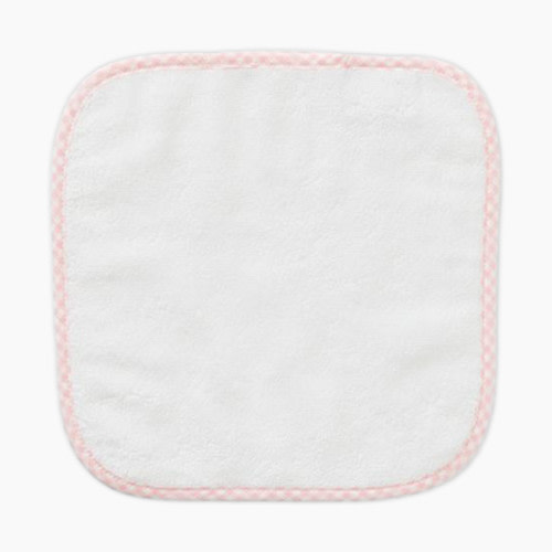 Weezie Pair of Baby Washcloths - Pink Gingham