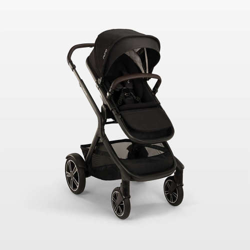 Nuna ® DEMI ™ next Caviar Baby Stroller with Ride-Along Board