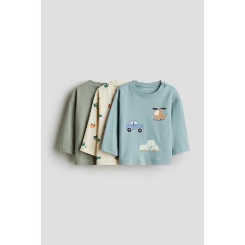 3-PACK COTTON T-SHIRTS