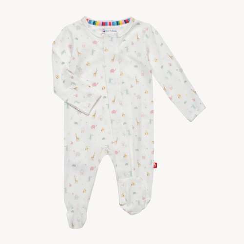 pink little bitty pretty one modal magnetic parent favorite footie – Magnetic Me