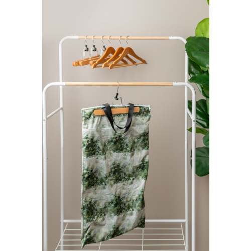 Patterned Large Zipper Hanging Wet Bag, Laundry Bag with Handles