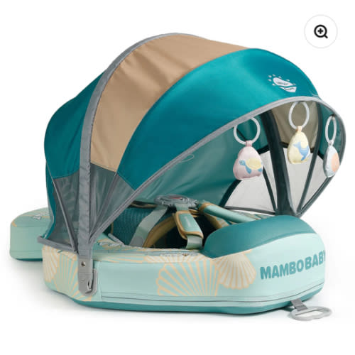 Mambobaby Float with Canopy and Tail Seashell