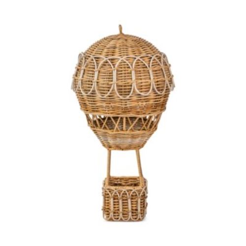Provence Rattan Whitewash Medium Hot Air Balloon Basket
