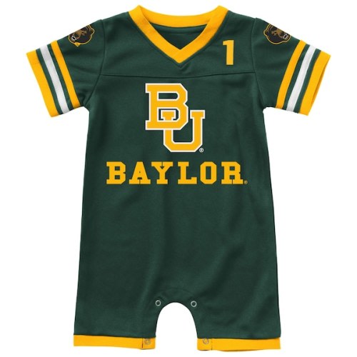 Baylor Bears Colosseum Newborn & Infant Bumpo Football Romper - Green