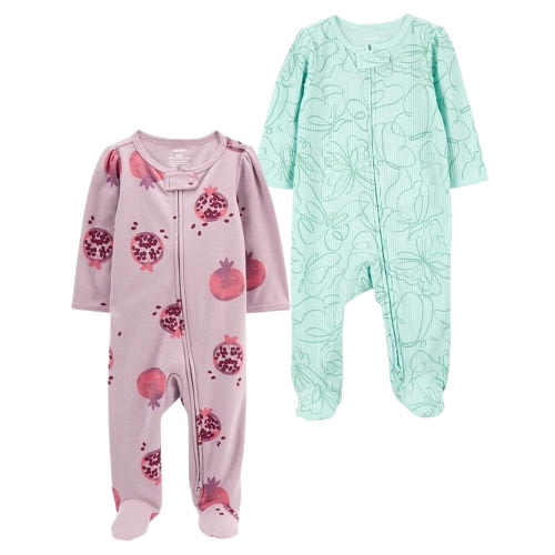 2-Pack Sleep & Play Pajamas - Style,Multi