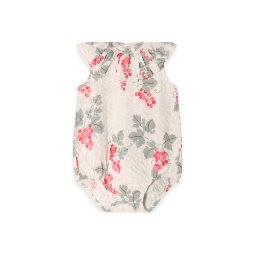 Seersucker Collar Romper