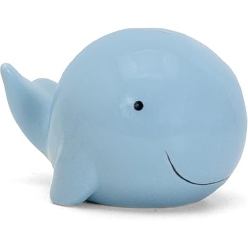 Child to Cherish Ceramic Whale Piggy Bank, Blue