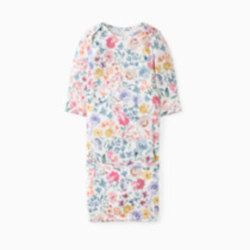 Little Sleepies Infant Gown - Tiny Blooms, One Size