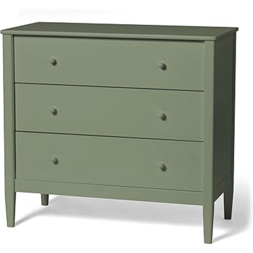 Little Seeds Clover 3-Drawer Dresser, Grove Green