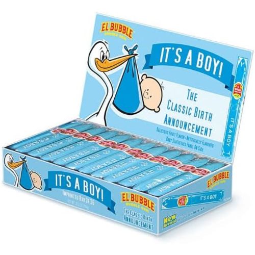 It's a BOY Classic Birth Announcement Bubble Gum Cigar (Pack of 36)