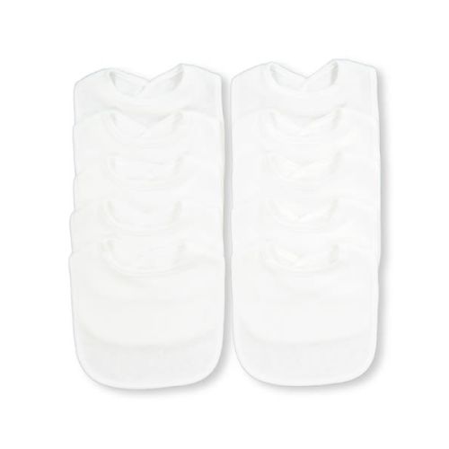 White Baby 10 Pack Bibs | Best&Less™ Online