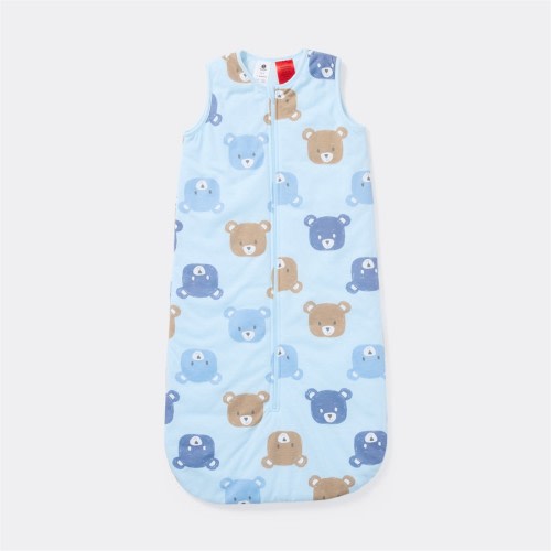 Dymples Baby Bear Print Sleeping Bag - Light Blue