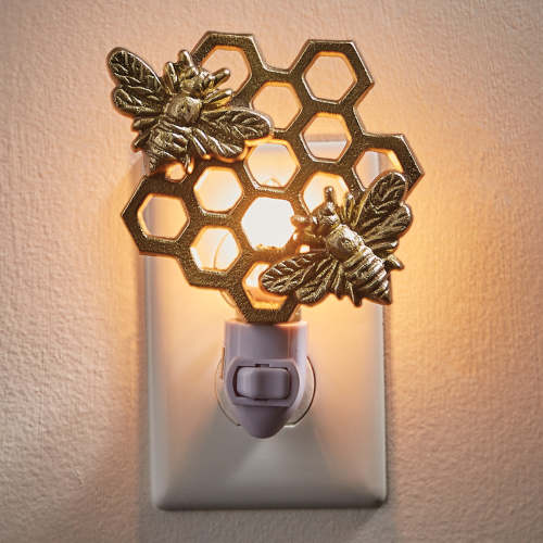 Bee Honeycomb Night Light