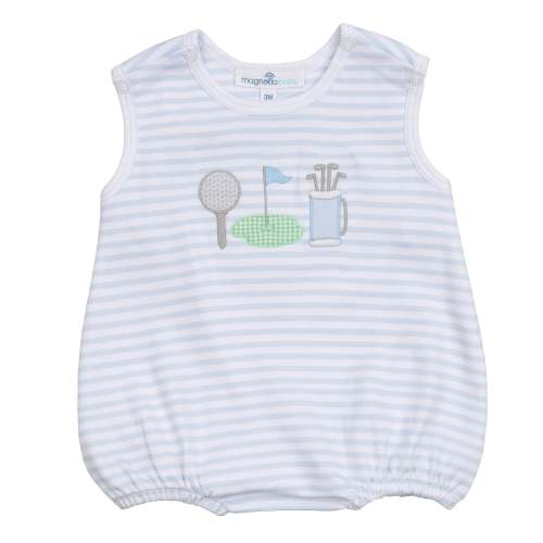 Putting Green Applique Bubble - Light Blue – Itty Bitty Bella