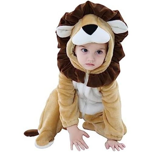 TONWHAR Unisex-Baby Animal Onesie Costume Cartoon Animal Outfit Homewear Kids' One-Piece Rompers