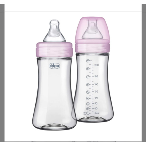 Duo Baby Bottle 9oz 2pk - Pink | Infant Feeding | Chicco