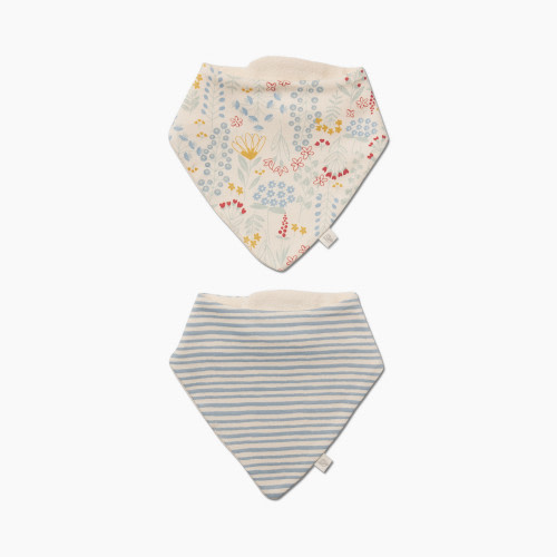Tiny Kind Bandana Bibs 2 Pack - Multi Floral, Os
