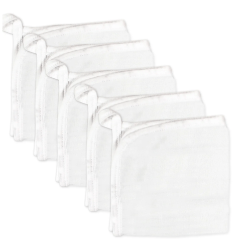 5-Pack Organic Cotton Baby Terry Wash Cloths | Honest Baby Clothing