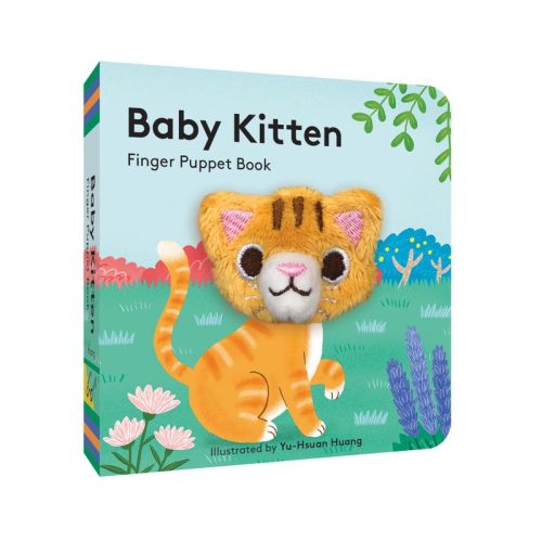 Baby Kitten: Finger Puppet Book - (Baby Animal Finger Puppets) by Chronicle Books (Board Book)
